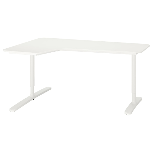 IKEA BEKANT Corner Desk Left White Workspace Urban Sales